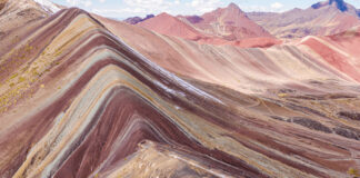 How to Structure Your Peru Itinerary Colorful Rainbow Mountain in Peru.