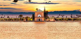 Not to Miss Cultural & Historic Places to Visit in Marrakech Menara Palace in Marrakech, Morocco.