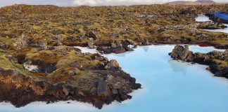 Sky Lagoon vs. Blue Lagoon in Iceland Hot pool at the Silica Hotel at the Blue Lagoon in Iceland.