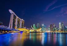 Marina Bay Sands Resort in Singapore.