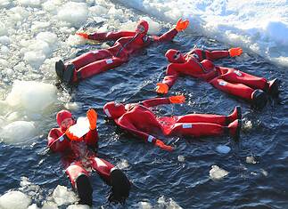 Arctic Ice Floating in Kaldfjord: A Unique and Relaxing Experience Artic ice floating in Scandinavia.