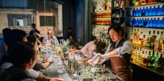 Top Bars in Ho Chi Minh City Cocktails at the BOO SG in Ho Chi Minh City, Vietnam.