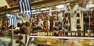 The Best Food Markets in Athens Cold meats at the Batanian market stall at the Kallithea Market in Athens.