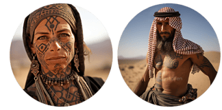 History of Tattoo Art in Jordan Jordanian Bedouin Tattoo Art.
