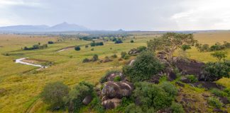 Attractions in Kidepo Valley National Park Landscape in the Kidepo Valley National Park, Uganda.