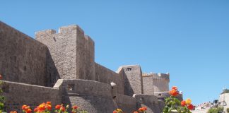 Top Cultural Places To Visit In Europe City walls of Dubrovnik in Croatia.