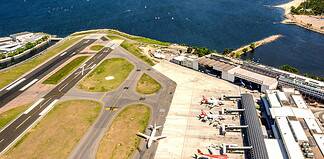 From Chaos to Connectivity: Overcoming Travel Challenges in Brazil with eSIM Technology Airport Santos Dumont in Rio de Janeiro, Brazil.
