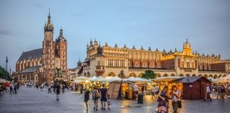 Your First Time in Kraków – What You’ll Remember Most The town square in Krakow, Poland.