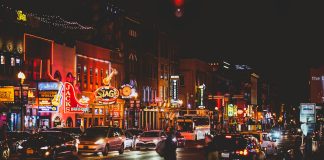 The 6 Best Music Cities in the US Broadway in Nashville, Tennessee