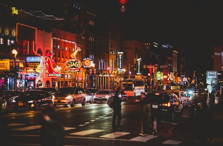 The 6 Best Music Cities in the US Broadway in Nashville, Tennessee