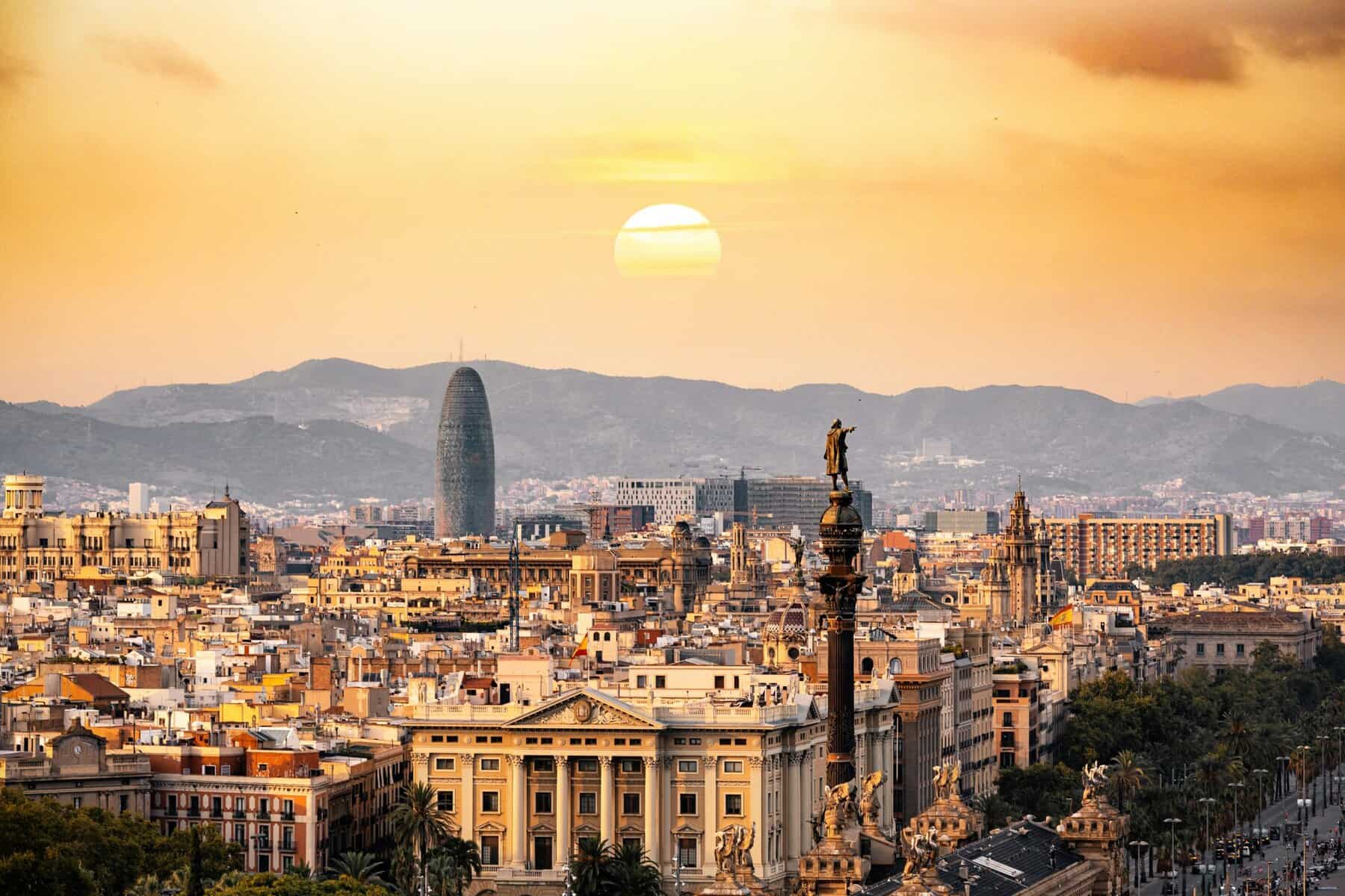 budget-friendly shops in barcelona - Best Budget-Friendly Shops in Barcelona A view from above of Barcelona, Spain