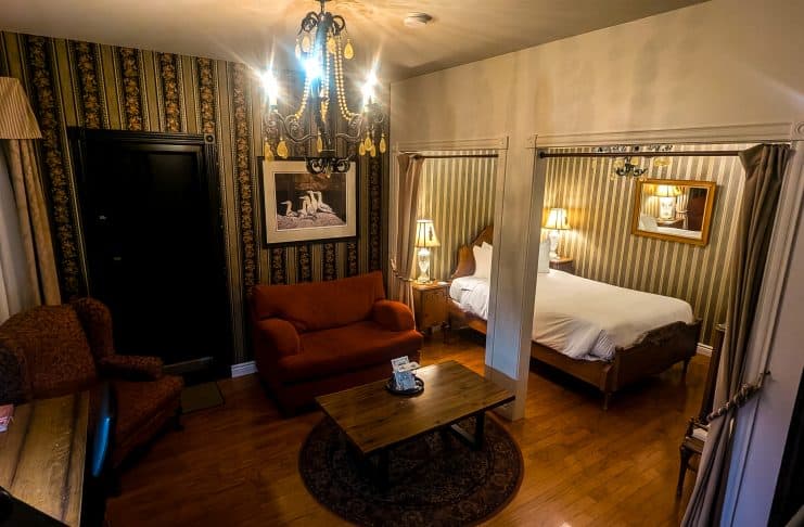 Where to Stay in Québec’s Maritime Regions My room at the Auberge sous les Arbres in Gaspe, Quebec, Canada.