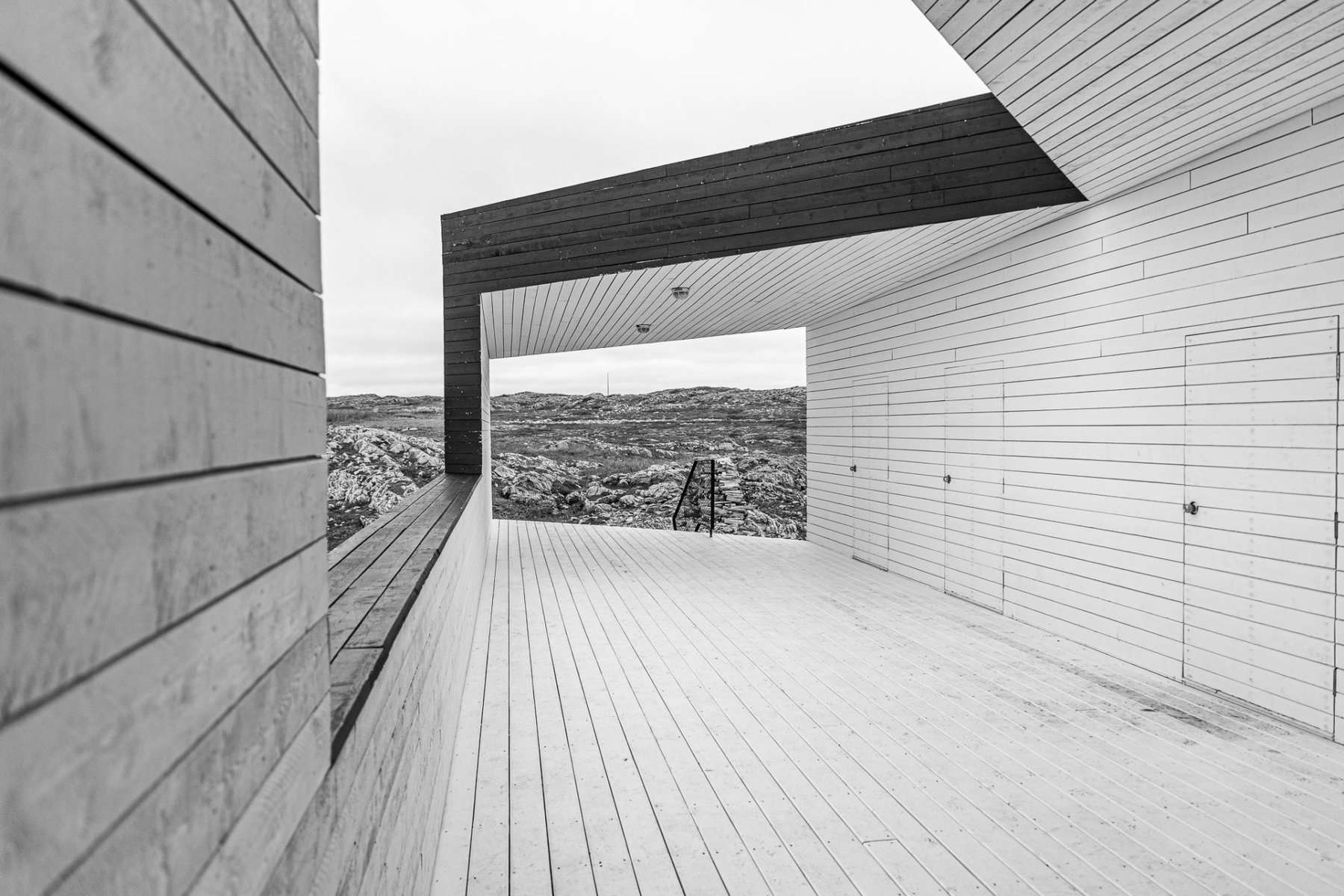 Buildings on Fogo Island, Canada