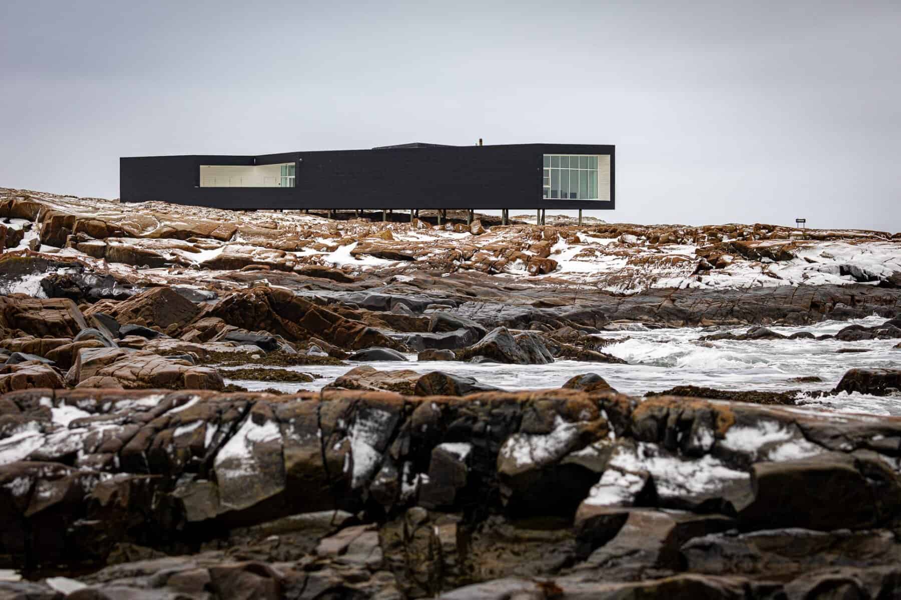 Buildings on Fogo Island, Canada
