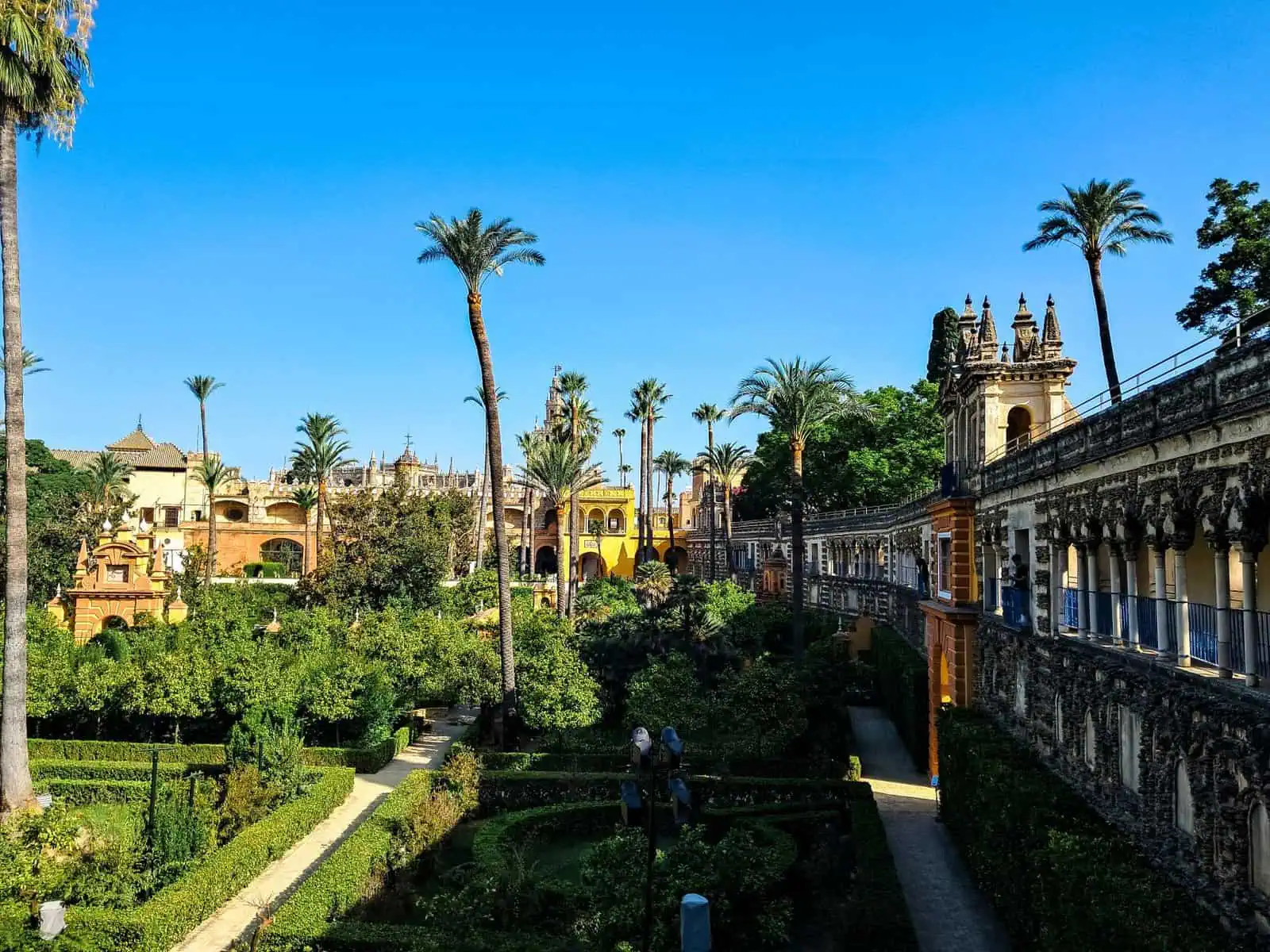 - Discover the Royal Alcazar of Seville: Get an Exclusive Early Access The garden of the Alcazar in Seville, Spain. Becki Rendell from TheSevilleGuide.com.