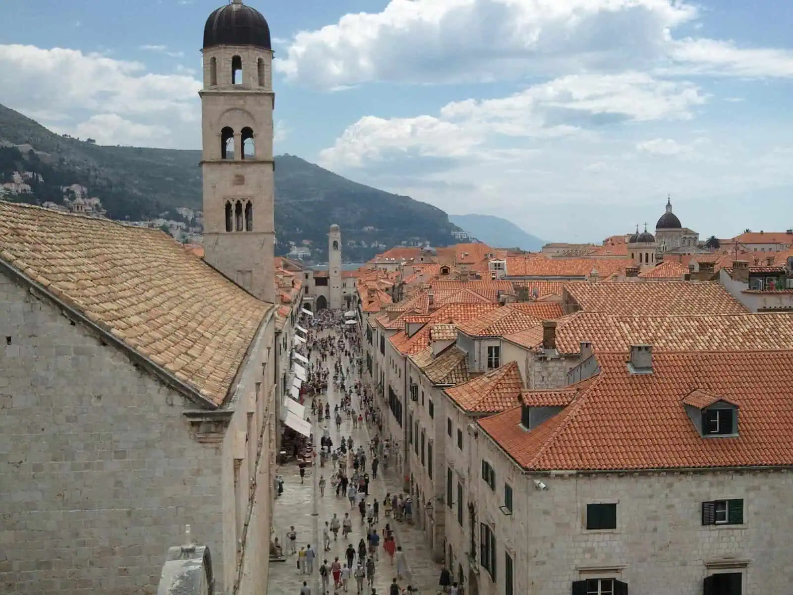 City center of Dubrovnik, Croatia.