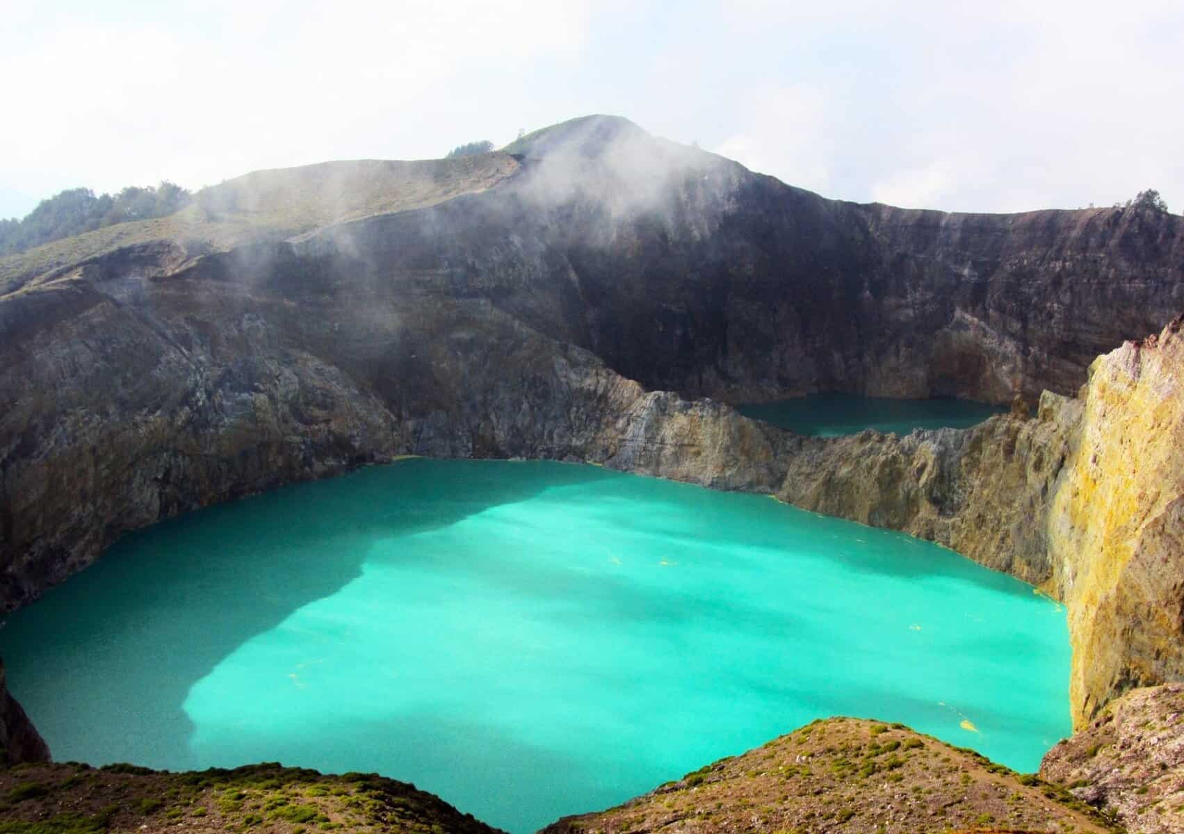Kelimutu in Flores, Indonesia.