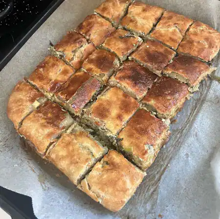 Bougatsa in Thessaloniki, Greece