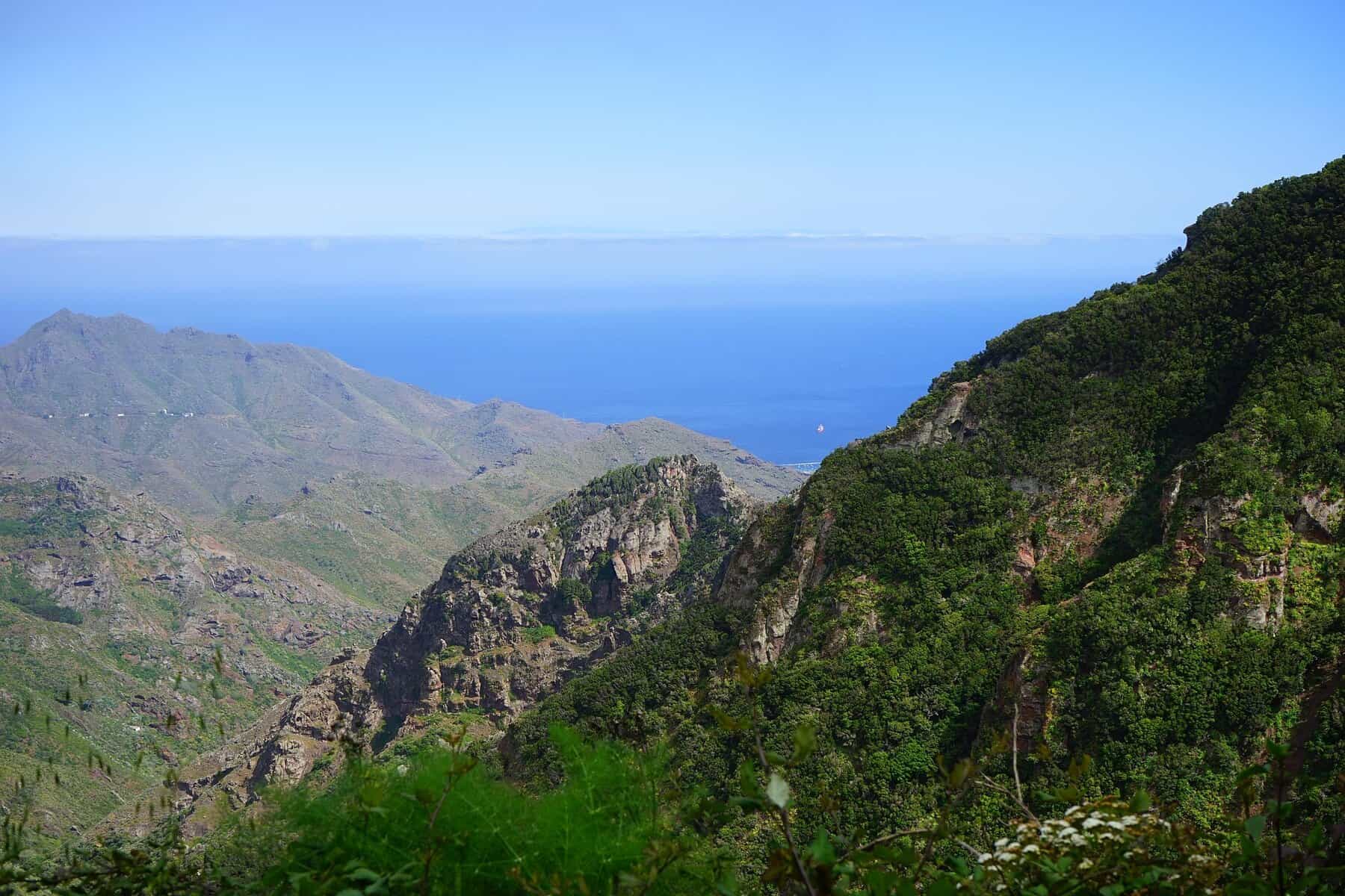Anaga Rural Park in Tenerife, Spain.