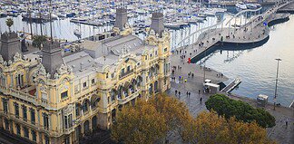 How to Combine Mainland Spain + Islands on One Winter Trip: 10-Day Itinerary Yacht Harbor of Barcelona, Spain.