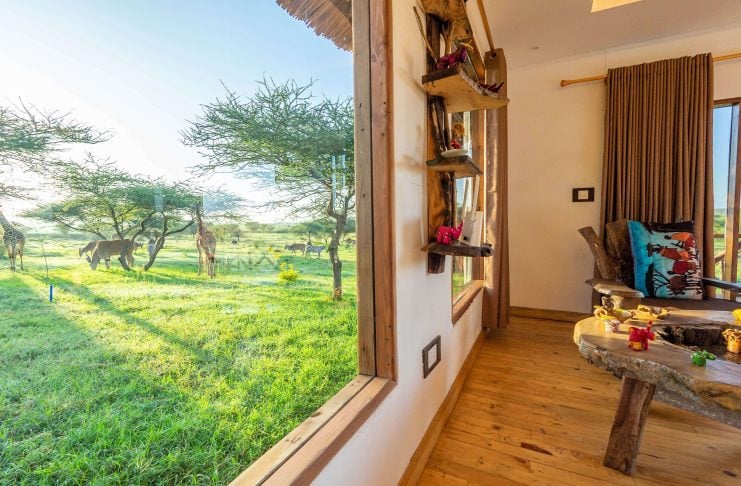 Serval Wildlife: A Wildlife Sanctuary and Eco-Lodge Near Kilimanjaro Lion Villa Serval Wildlife in Tanzania.