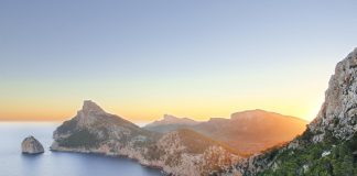 One-Week Mallorca Itinerary for Beaches and Mountains Sunrise at Cap de Formentor in Mallorca, Spain.