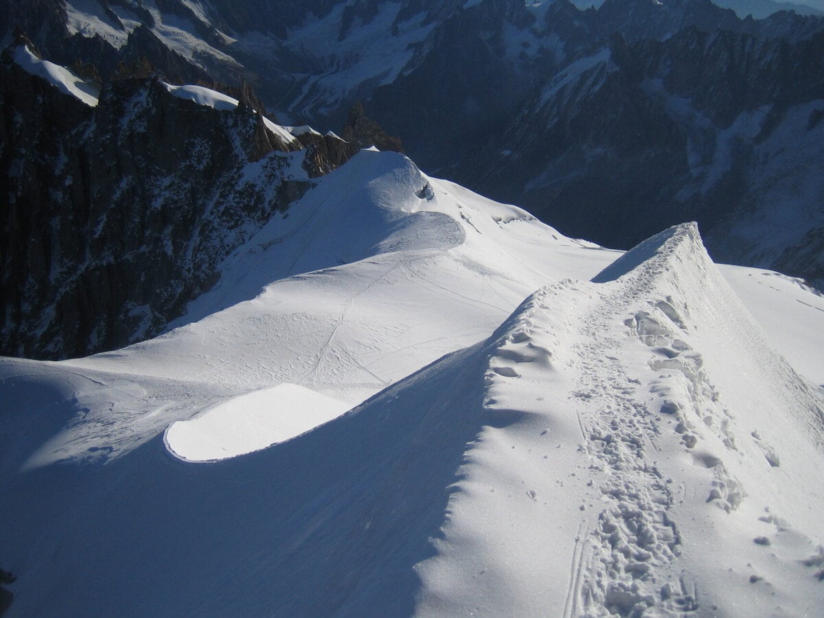 Views when you climb Mont Blanc