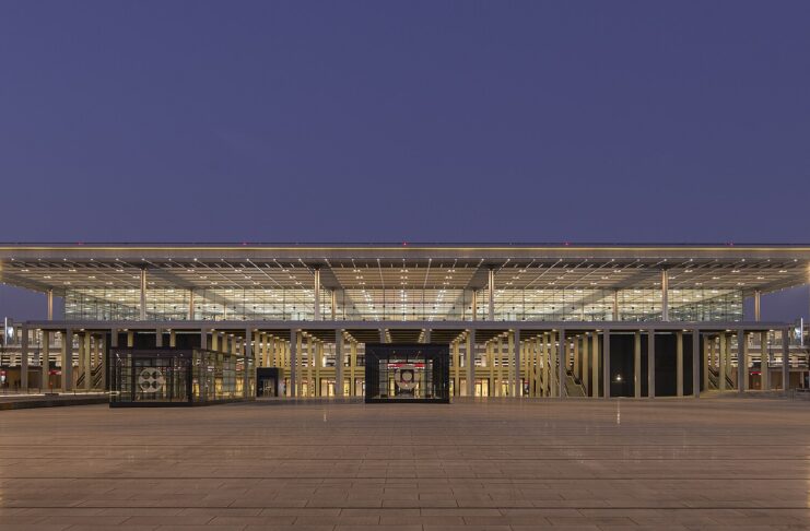 How to Navigate Berlin Brandenburg Airport Without the Stress Berlin Brandenburg Airport at night