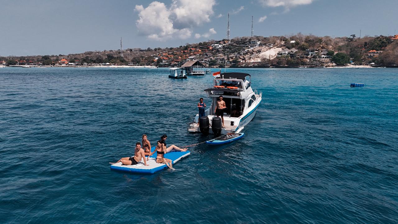 Fast boat to Nusa Lembongan, Indonesia
