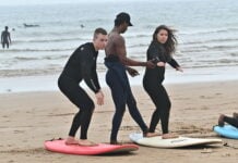 What Your First Wave Surfing in Taghazout Bay Actually Feels Like Surfing in Taghazout and Tamraght in Morocco.