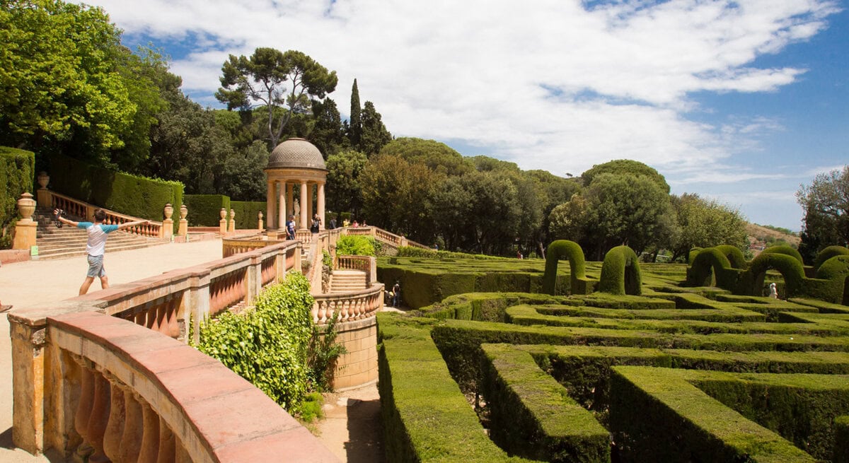 Parc del Laberint d'Horta in Barcelona, Spain