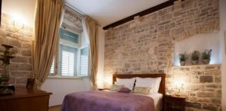 Where to Stay in Split Without Getting Stuck Above a Bar Room at the Judita Palace Heritage Hotel in Split, Croatia.