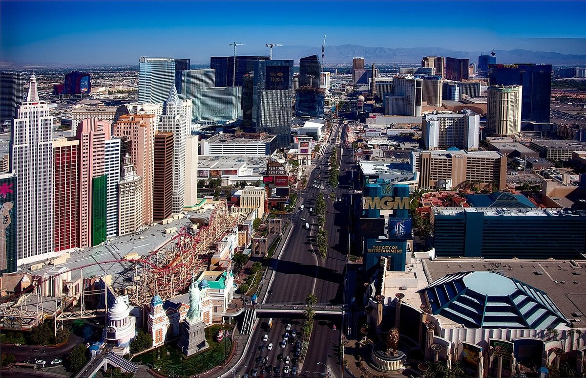 The Strip in Las Vegas, USA.