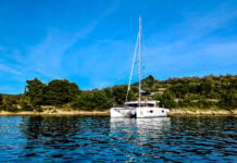 A Week on a Catamaran in Croatia: Slow Sailing from Split to Hvar Our MoreSailing catamaran Lagoon 42 in the Mala Luka Bay, Croatia.
