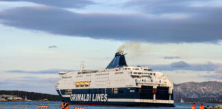 The Ferries to Sardinia: The Route Shapes Your Whole Trip Grimaldi Lines arriving in Olbia, Sardinia, Italy.