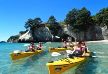 The Cathedral Cove Kayak Tour That Lands You Where No One Else Can