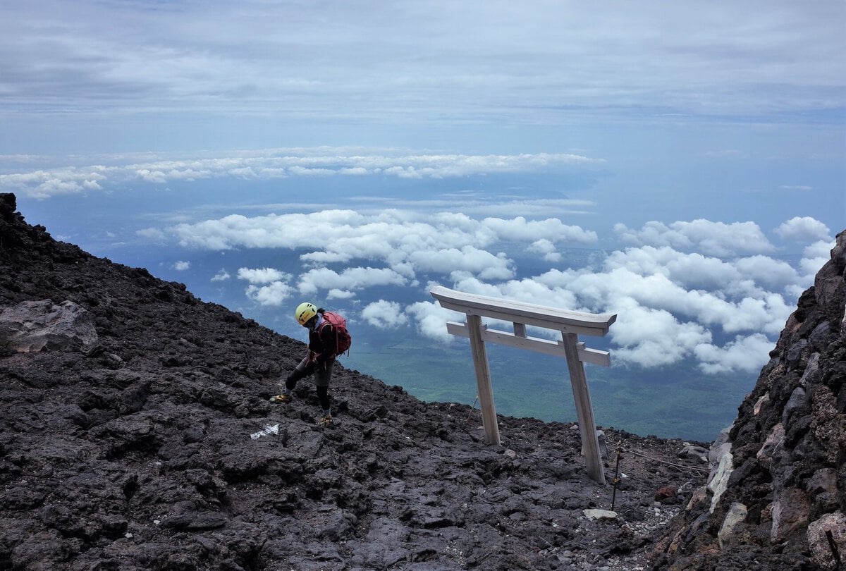 Views from Mount Fuji climb, Japan