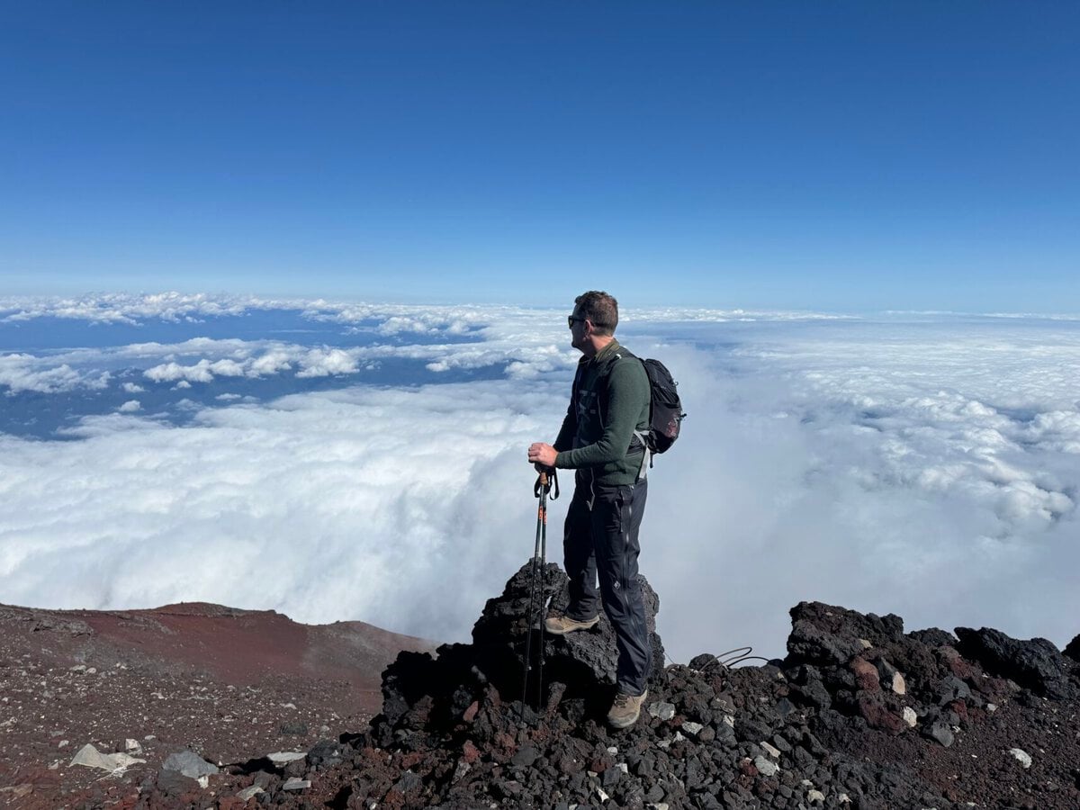 Views from Mount Fuji, Japan