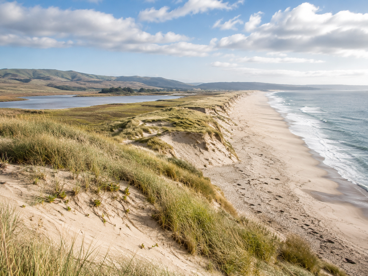 Limantour Beach, California, USA.