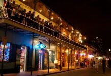 What New Orleans Sounds Like From a Bar Stool Frenchmen Street in New Orleans at night. Pic via Airgeadais - flickr