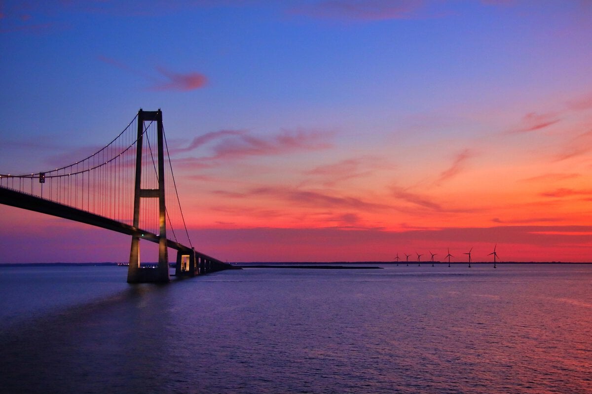 - The North Jutland Road Trip That Ends Where Two Seas Collide Great Belt Bridge in Denmark.