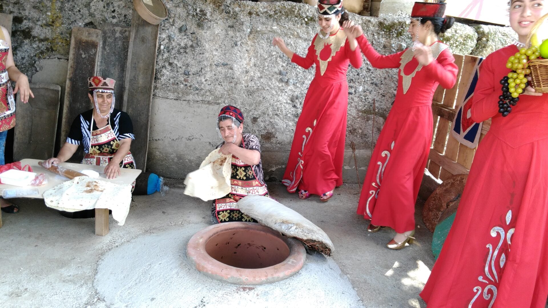 - Seven Days in Armenia, Where the Past Is Still in Everyday Use Lavash preparation, Armenia.