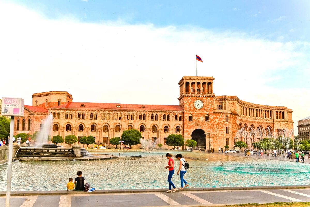 - Seven Days in Armenia, Where the Past Is Still in Everyday Use Republic Square, Armenia.
