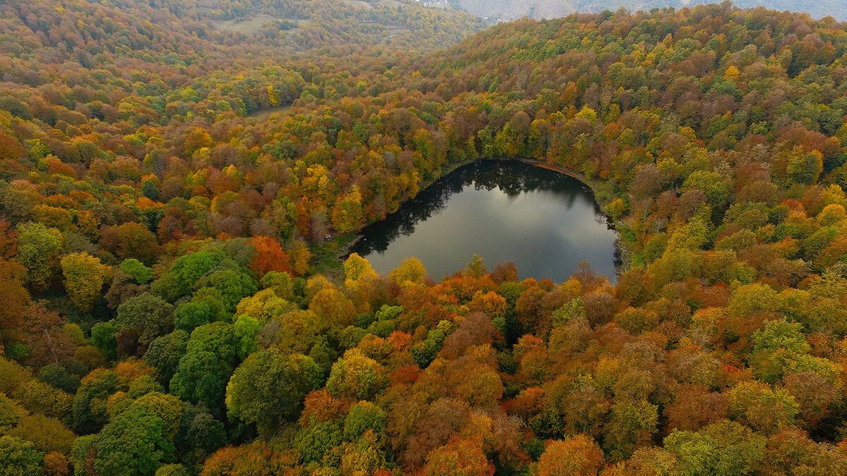 - Seven Days in Armenia, Where the Past Is Still in Everyday Use Autumn forest and lake, Dilijan, Armenia.