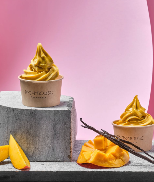 Rocambolesc, ice cream shop in central Barcelona, Spain