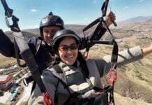 Zhetysu, Kazakhstan: The Adventure Region I Knew Nothing About Paragliding over the landscape of Zhetysu, Kazakhstan