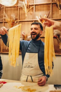 pasta making class in Florence - When the Tagliatelle Rains From the Knife: Learning Fresh Pasta Shapes in Florence tagliatelle shapes